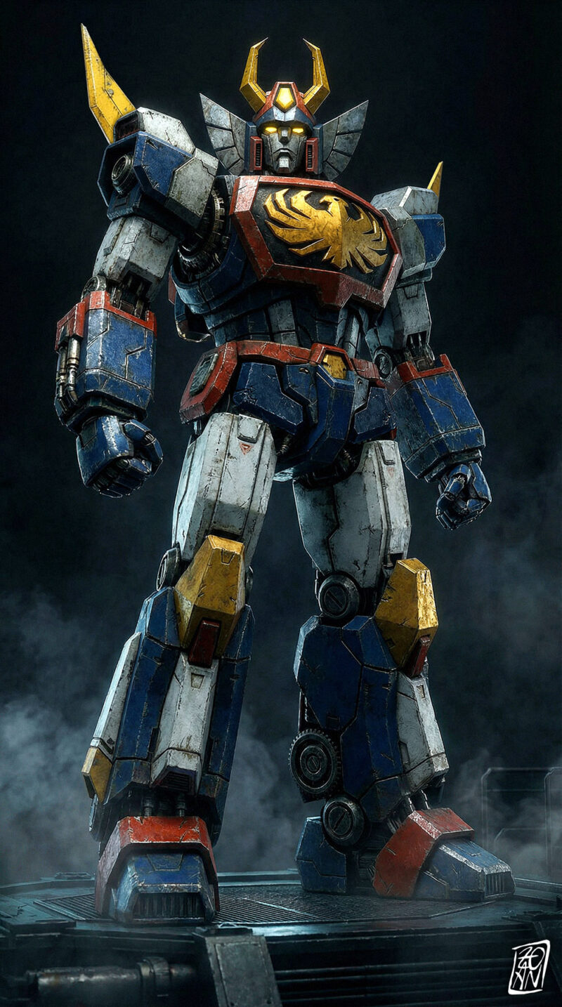 Trider G7 2026 (FanArt) by A. Zottoli - CheFantasia